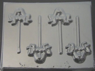 127x Him On Her Chocolate or Hard Candy Lollipop Mold